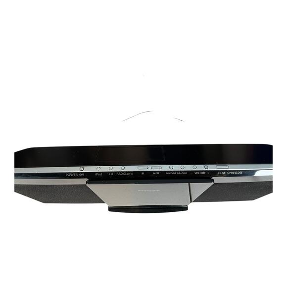 Panasonic SC-HE25 Single CD Player, IPOD Deck w/MP3, AM/FM Receiver Slim Vertica - Picture 11 of 14